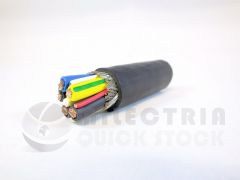 ELECTRIC CABLE EPD103677A 5xTR16-6(color-coded)+2xAWG20 Shielded, OD 18mm 